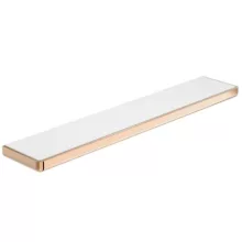   Roca Tempo fali üvegpolc 60 cm fém kerettel, rózsa arany A817027RG0