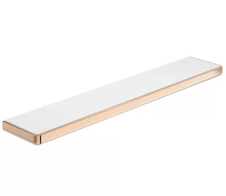 Roca Tempo fali üvegpolc 60 cm fém kerettel, rózsa arany A817027RG0