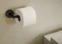 Roca Hotels Round WC-papír tartó fedél nélkül, fekete A817582C40