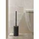 Roca Hotels Round 2.0 álló WC kefe tartóval, matt fekete A817586C40