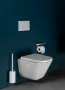 Roca Hotels Round fali WC kefe tartó, matt fehér A817587B00