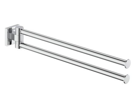Roca Hotels Square dupla törölközőtartó 432 mm, króm A817609C00