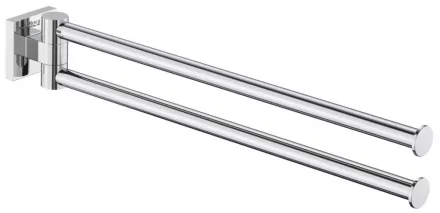 Roca Hotels Square dupla törölközőtartó 432 mm, króm A817609C00