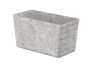 Roca Tura rendszerező kosár 33,5x16,5 cm parafa borítással, szürke A818025N10