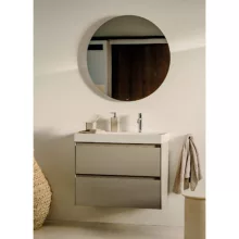   Roca Ona 2 fiókos alsószekrény 60x46x64,5 FineCeramic mosdóval, homokszürke A851688510