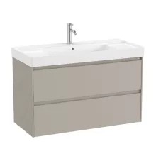   Roca Ona két fiókos alsószekrény kerámia mosdóval 100x46 cm, homokszürke A851693510