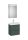 Roca Ona Pack 2 fiókos mosdószekrény mosdóval 55x36 tükör LED világítással Matt Zöld A851699513
