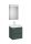 Roca Ona Pack 2 fiókos alsószekrény mosdóval 55x46 tükör LED világítással Matt Zöld A851703513