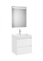 Roca Ona Pack 2 fiókos alsószekrény mosdóval 60x46 tükör LED világítással Matt Fehér A851704509