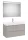 Roca Ona 2 fiókos mosdószekrény 100x46x64,5 cm kerámia mosdóval és tükör LED világítással, homokszürke A851709510