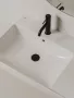Roca Ona 1 fiókos mosdószekrény 80x46x50,5 cm balos kerámia mosdóval és tükör, világos tölgy A851722512