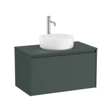   Roca Ona 1 fiókos mosdószekrény 79,4x45,7x44,3 cm, matt zöld A851724513