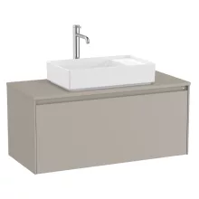   Roca Ona 1 fiókos alsószekrény 99,4x45,7x44,3 cm, homokszürke A851726510