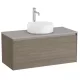 Roca Ona 1 fiókos alsószekrény 99,4x45,7x44,3 cm, sötét szil A851726511