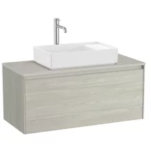   Roca Ona 1 fiókos alsószekrény 99,4x45,7x44,3 cm, világos tölgy A851726512