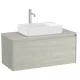 Roca Ona 1 fiókos alsószekrény 99,4x45,7x44,3 cm, világos tölgy A851726512