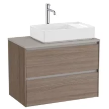   Roca Ona 2 fiókos mosdószekrény 79,4x45,7x58,3 cm, jobbos /  sötét szil A851727511