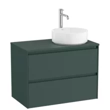   Roca Ona 2 fiókos mosdószekrény 79,4x45,7x58,3 cm, jobbos / matt zöld A851727513