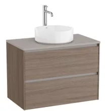   Roca Ona 2 fiókos mosdószekrény 79,4x45,7x58,3 cm, sötét szil A851728511