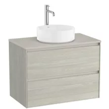   Roca Ona 2 fiókos mosdószekrény 79,4x45,7x58,3 cm, világos tölgy A851728512