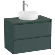   Roca Ona 2 fiókos mosdószekrény 79,4x45,7x58,3 cm, matt zöld A851728513