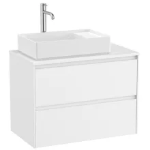   Roca Ona 2 fiókos mosdószekrény 79,4x45,7x58,3 cm, balos / matt fehér A851729509