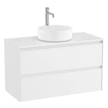   Roca Ona 2 fiókos mosdószekrény 99,4x45,7x58,3 cm, matt fehér A851730509