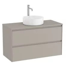   Roca Ona 2 fiókos mosdószekrény 99,4x45,7x58,3 cm, homokszürke A851730510