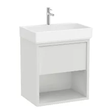   Roca Tura egy fiókos alsószekrény polccal 60x43x60 cm kerámia mosdóval, törtfehér A852025558