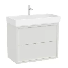   Roca Tura két fiókos alsószekrény 80x43x60 cm kerámia mosdóval, törtfehér A852033558