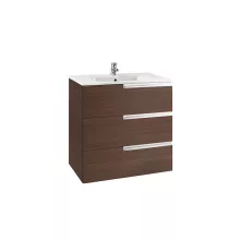   Roca Victoria-N Unik 3 fiókos alsószekrény mosdóval 80 cm, wenge A855837154