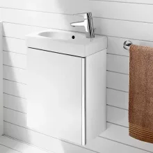   Roca Unik Mini 45 ajtós mosdószekrény kézmosóval Fényes fehér A855873806