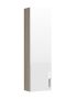 Roca Prisma egy ajtós magas szekrény 120 cm, kőris/fehér A856887322