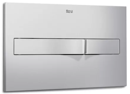 Roca PL2 DUAL matt króm nyomólap, kettős öblítésű A890096002 KIFUTÓ TERMÉK