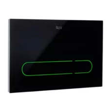   Roca EP1 Elektronikus fekete üveg nyomólap, 2 mennyiséges öblítés A890104008