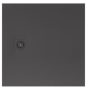 Roca Terra-N Stonex zuhanytálca 80x80 cm csúszásgátló felülettel és lefolyóval, onyx APA0132032001640