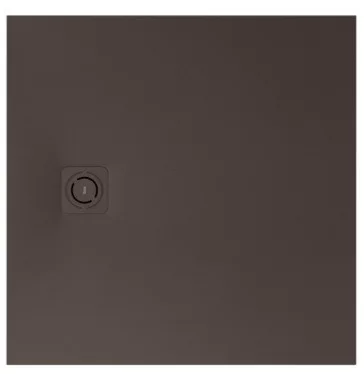 Roca Terran-N Stonex zuhanytálca 80x80 cm, kávé – RO-APA0132032001660