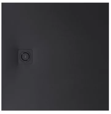 Roca Terran-N Stonex zuhanytálca 90x90 cm, fekete – RO-APA0138438401400