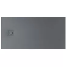 Roca Terran-N Stonex zuhanytálca 100x75 cm, szürke – RO-APA013E82EE01200