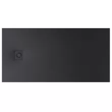 Roca Terran-N Stonex zuhanytálca 100x75 cm, fekete – RO-APA013E82EE01400