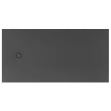 Roca Terran-N Stonex zuhanytálca 100x75 cm, onyx – RO-APA013E82EE01640