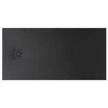 Roca Terran-N Stonex zuhanytálca 100x80 cm, fekete – RO-APA013E832001400