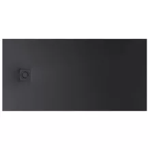 Roca Terran-N Stonex zuhanytálca 100x90 cm, fekete – RO-APA013E838401400