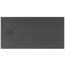 Roca Terran-N Stonex zuhanytálca 100x90 cm, onyx – RO-APA013E838401640