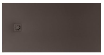 Roca Terra-N Stonex zuhanytálca 120x90 cm csúszásgátló felülettel és lefolyóval, kávé APA014B038401660