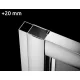 Radaway Twist U toldóprofil 20 mm P01141190001