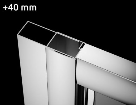 Radaway Twist U toldóprofil 40 mm P01142190001