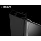 Radaway U Toldóprofil Nes Black 2 cm mágnescsíkhoz P01-277200054
