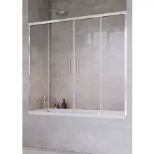   Radaway Idea PN DWD 150 kádparaván, átlátszó üveg, króm profil 10004150-01-01