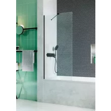   Radaway Modo New Black PNJ univerzális kádparaván 50x150 átlátszó üveggel, fekete 10006050-54-01